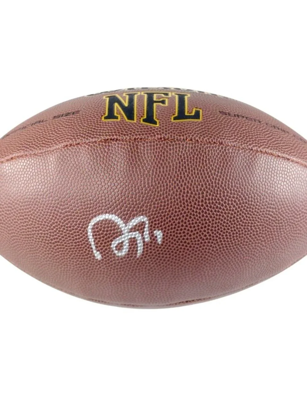 Adam Thielen Signed Wilson NFL Football Vikings Panthers Exact Proof COA